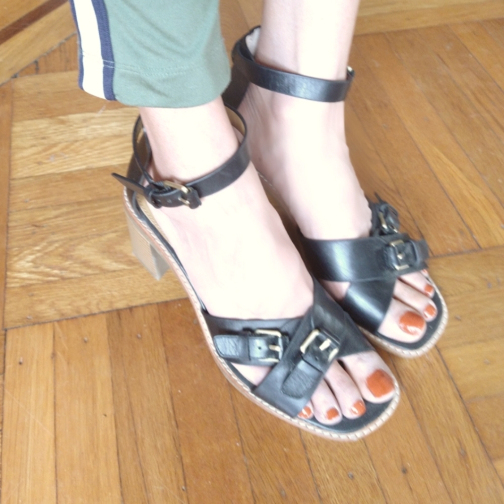 GH Bass Reese ankle strap sandal size 7